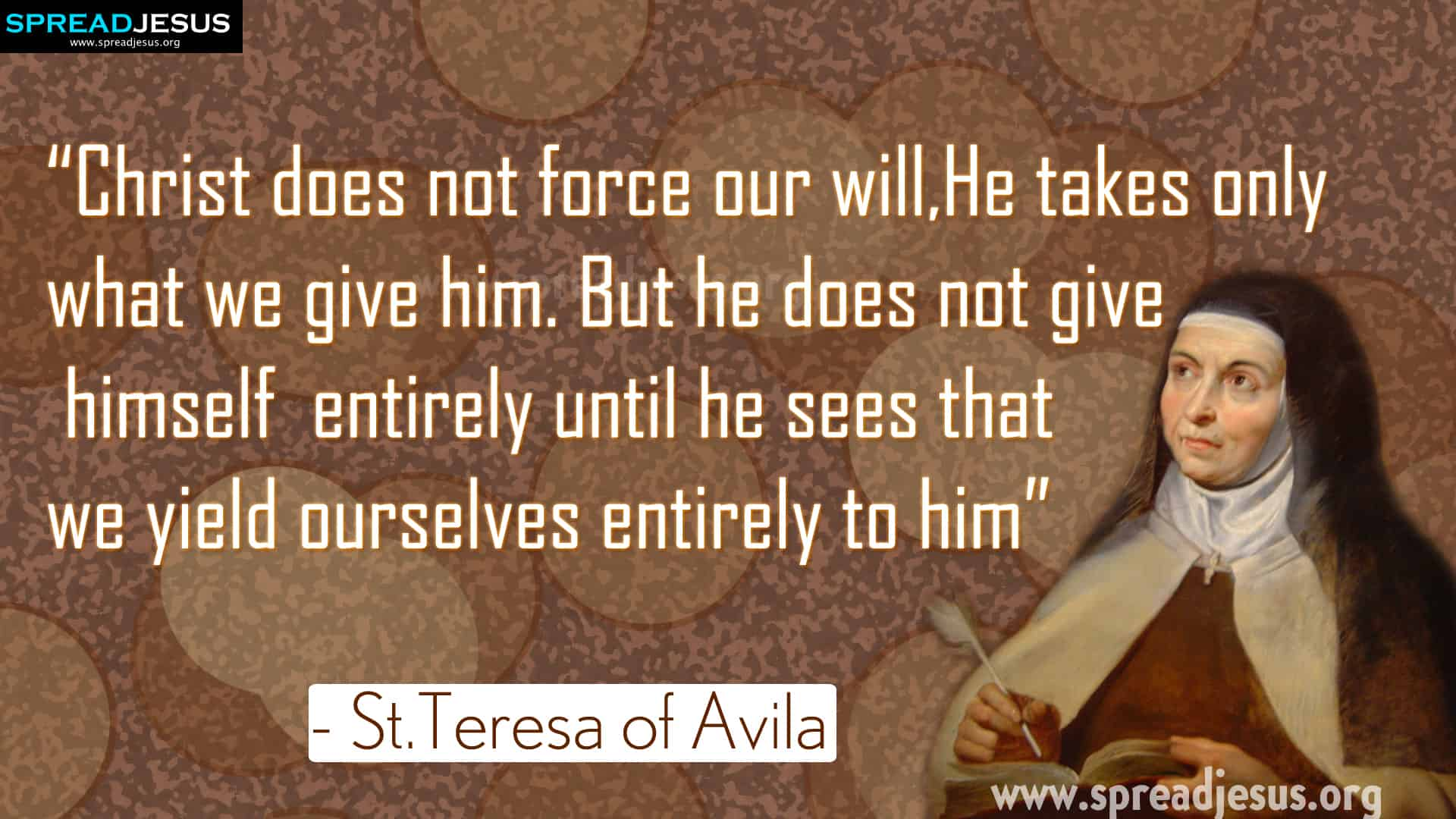 Saint Teresa of Avila Quotations : st. Teresa of Avila Quotes HD Wallpapers Download ...1920 x 1080