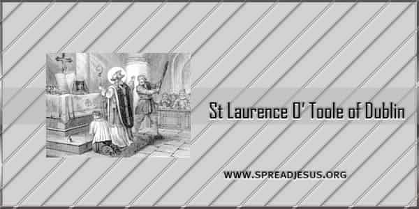 St Laurence O’ Toole of Dublin