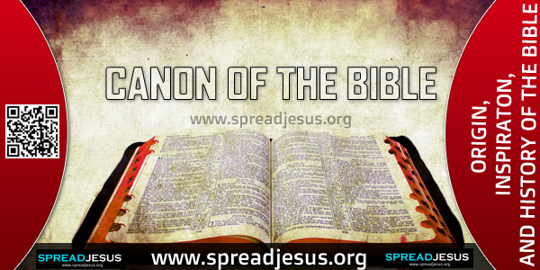 CANON OF THE BIBLE