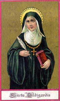 St.Hildegard Of Bingen-Benedictine Abbess And Acclaimed Prophet, Mystic ...