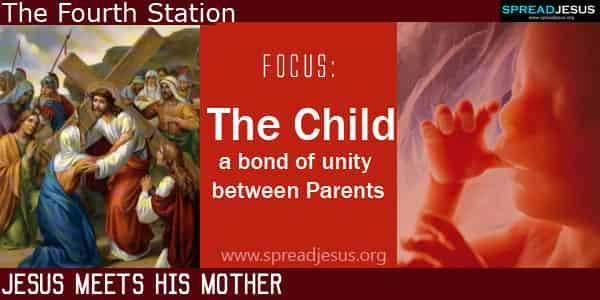 The Fourth Station-Jesus meets his mother