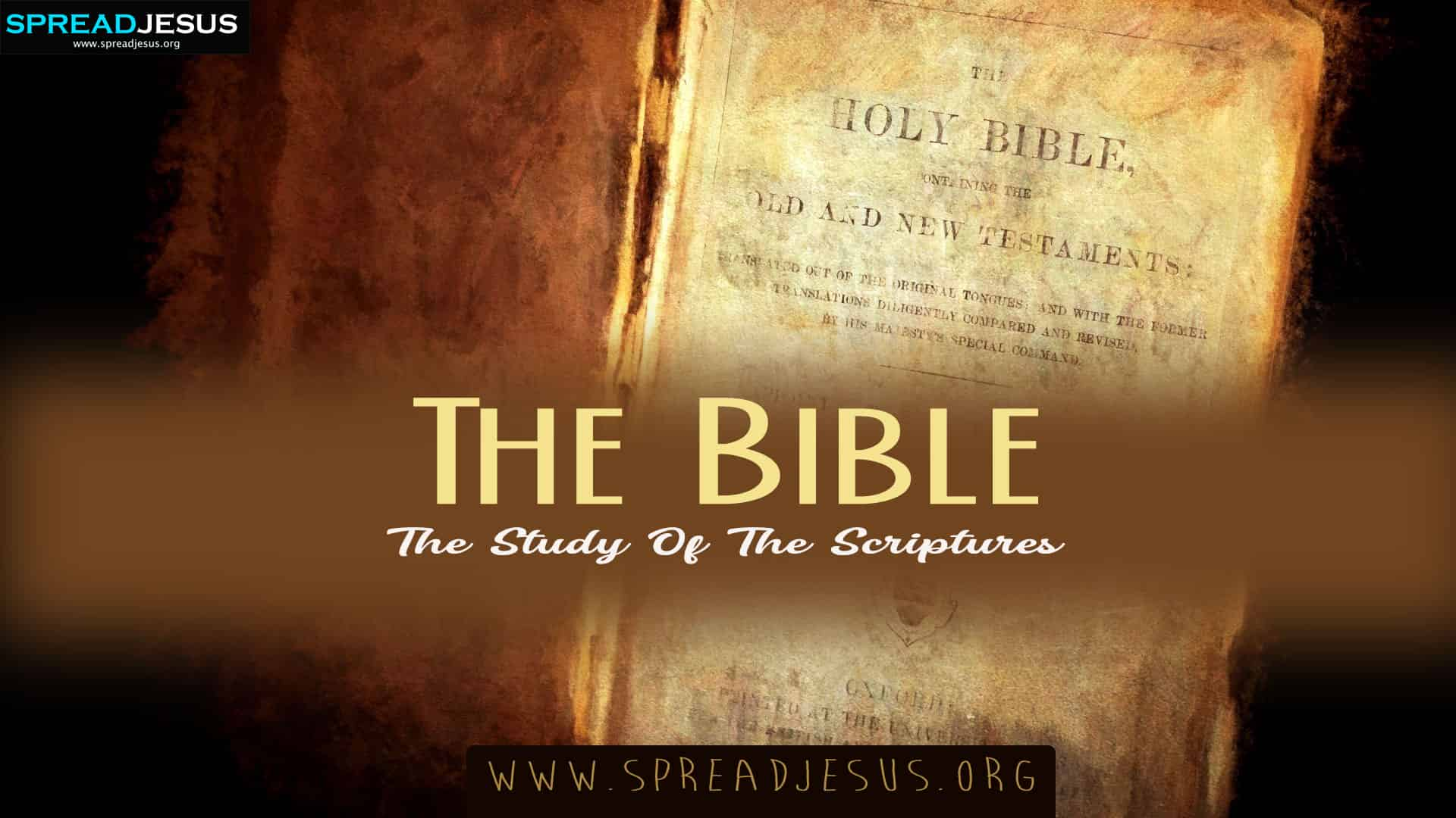 The Bible-The Study Of The Scriptures