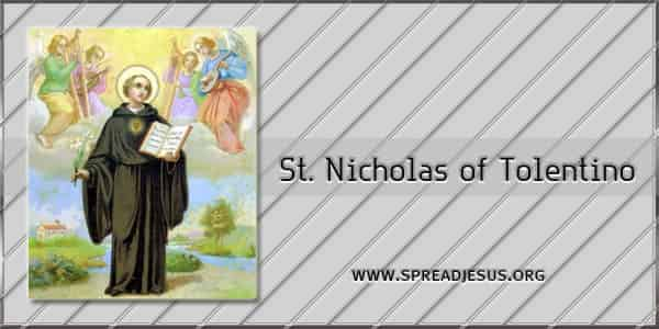 St Nicholas of Tolentino Confessor