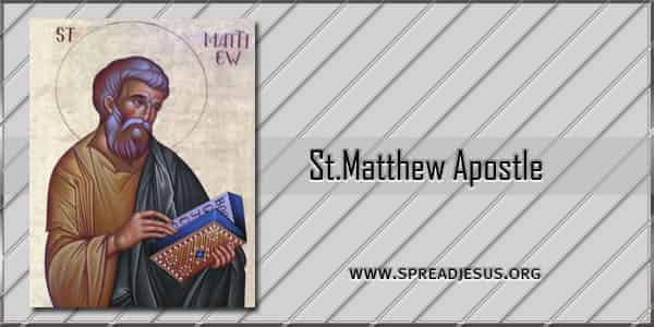 Saint Matthew Apostle Saint Of The Day September 21