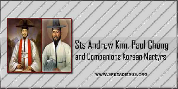 Sts Andrew Kim, Paul Chong