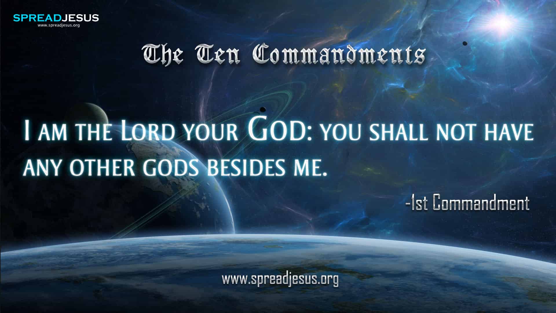 10 Commandments Wallpapers Pack::The Ten Commandments-Exudus 20:1-17