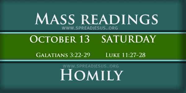 Mass Readings October 13