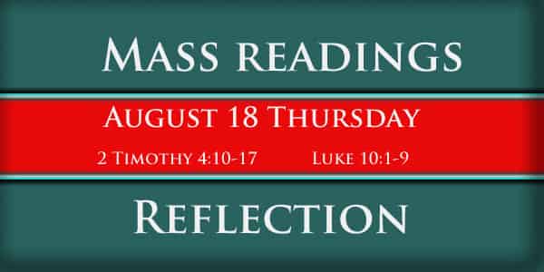 mass readings October 18 Thursday