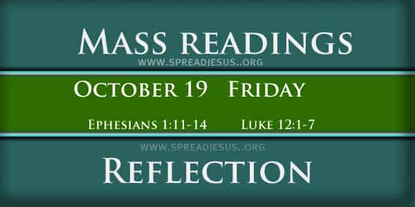 mass readings October 19 Friday