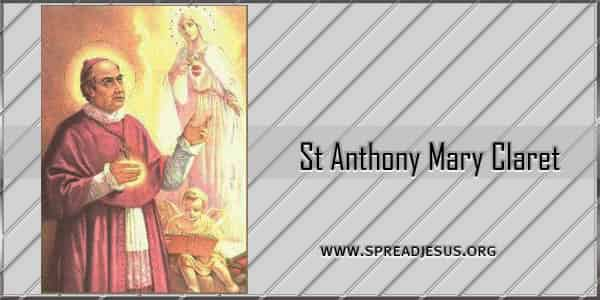 St Anthony Mary Claret