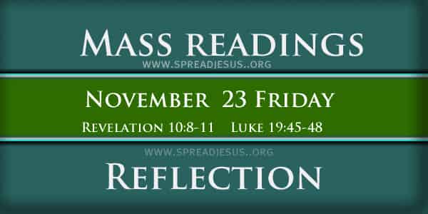 Mass Readings November 23