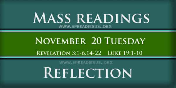 Mass Readings November 20