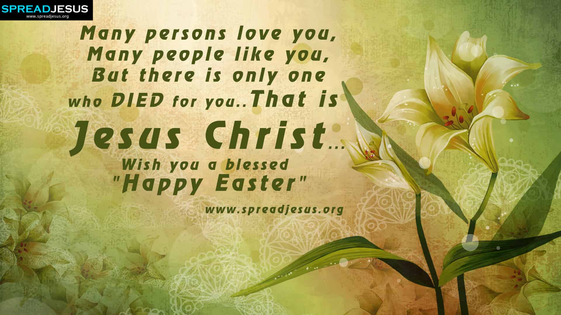 Wish you a blessed Happy Easter EASTER GREETINGS HD-WALLPAPERS