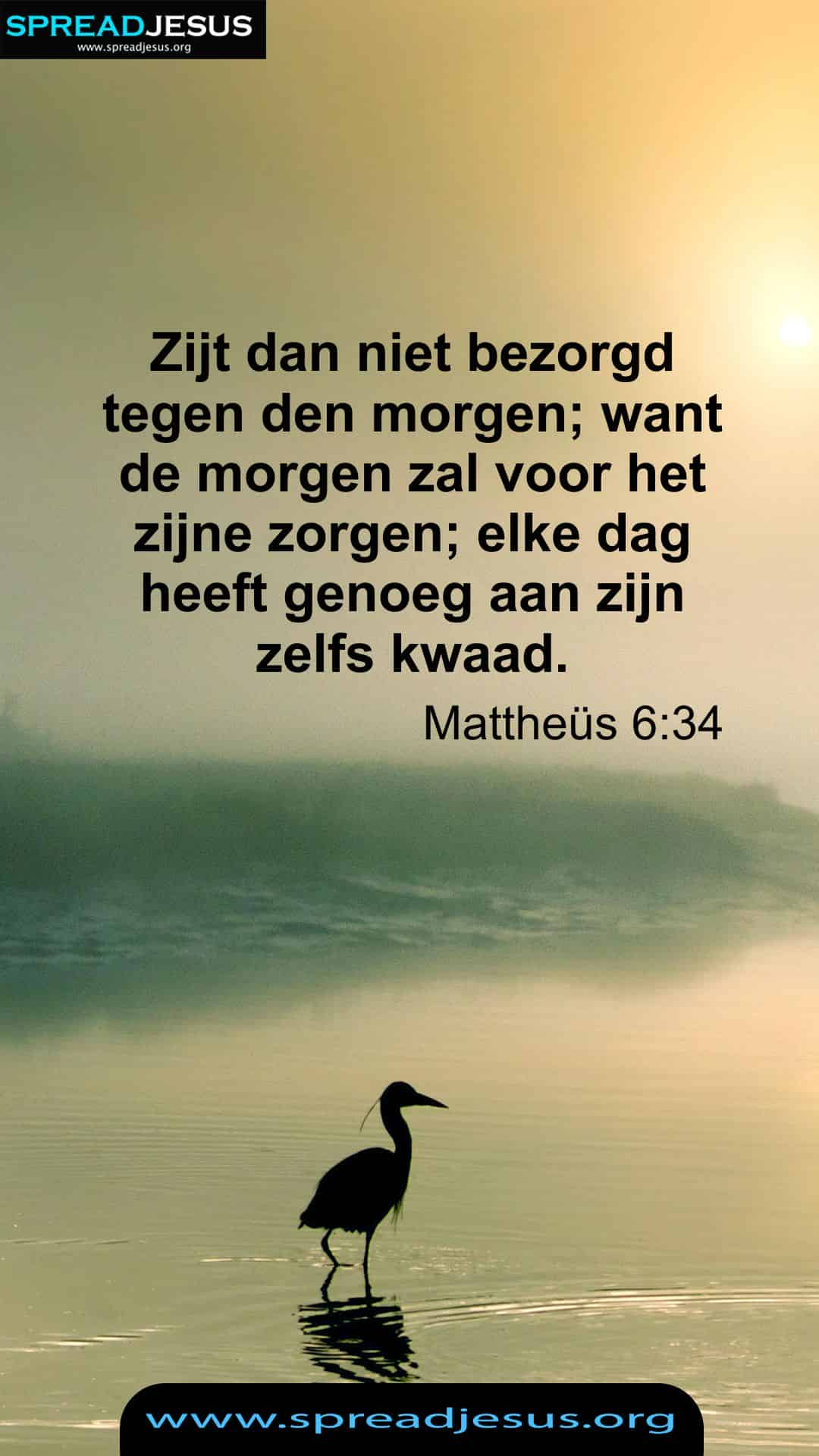 Dutch Bible Quotes Matthew 6:34