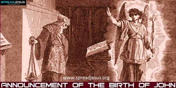 Announcement of the Birth of John