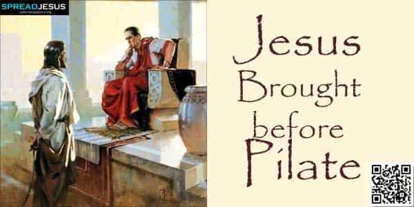 Jesus Brought before Pilate