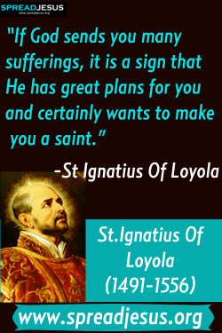 St.Ignatius Of Loyola Quotes TIMELINE POSTER