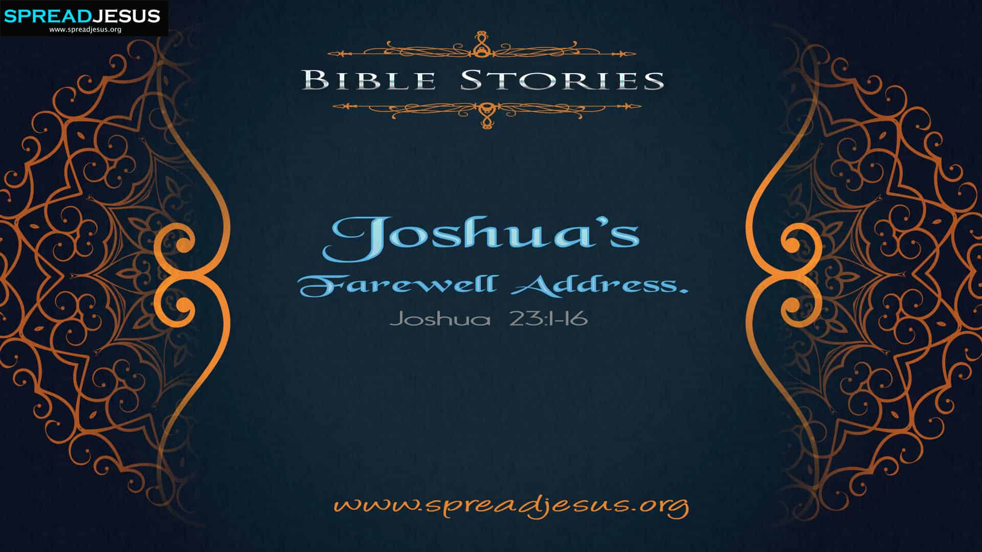 Joshua’s Farewell Address