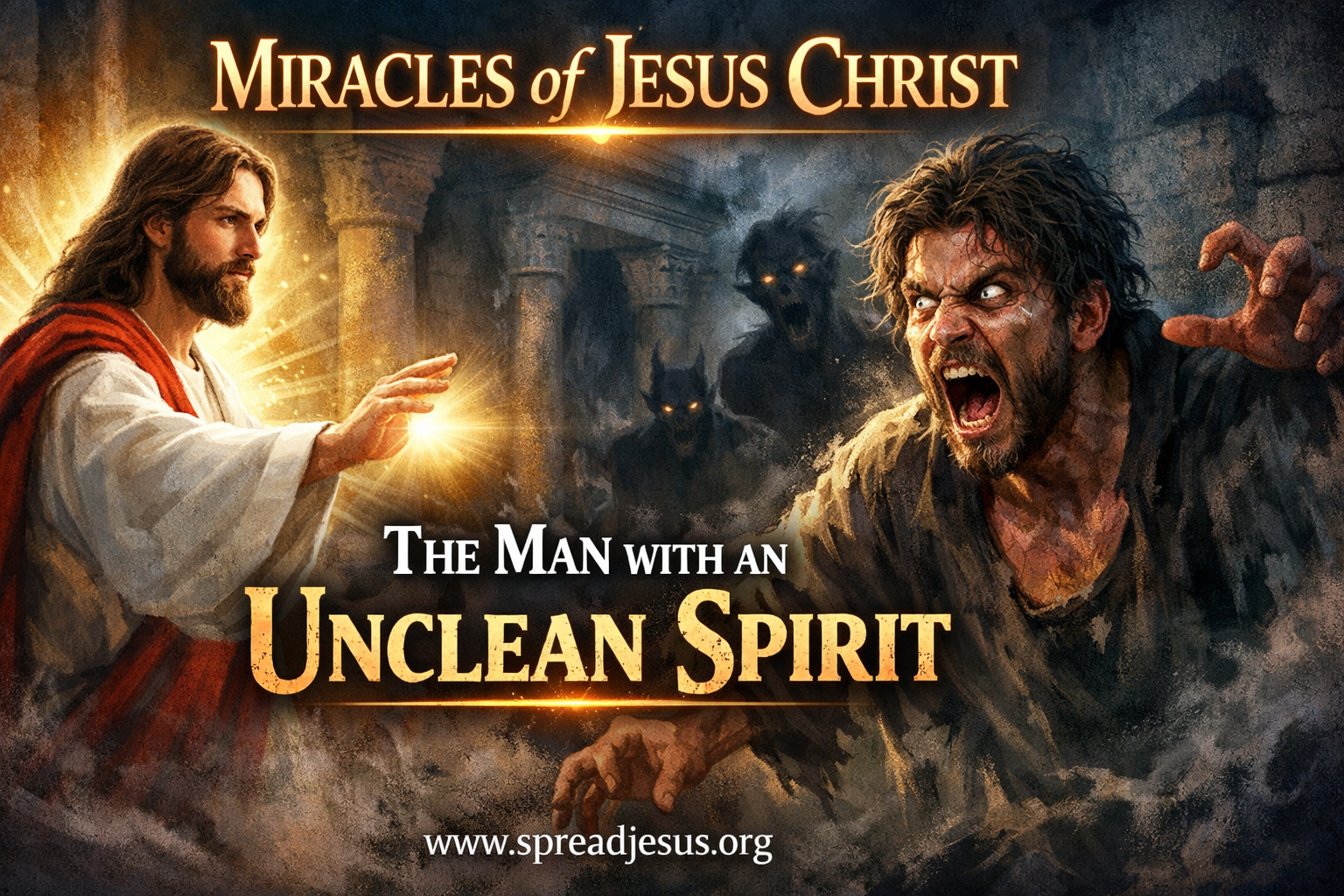 Miracles of Jesus Christ-The man with an unclean spirit