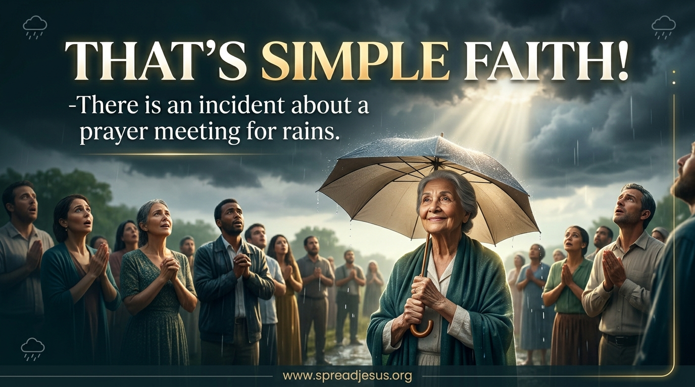 That's simple faith! Let the Lord increase our faith