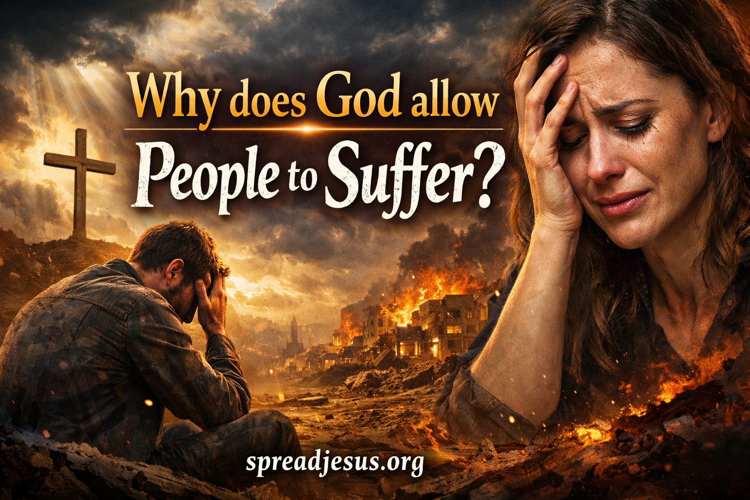 Why does God allow people to suffer?