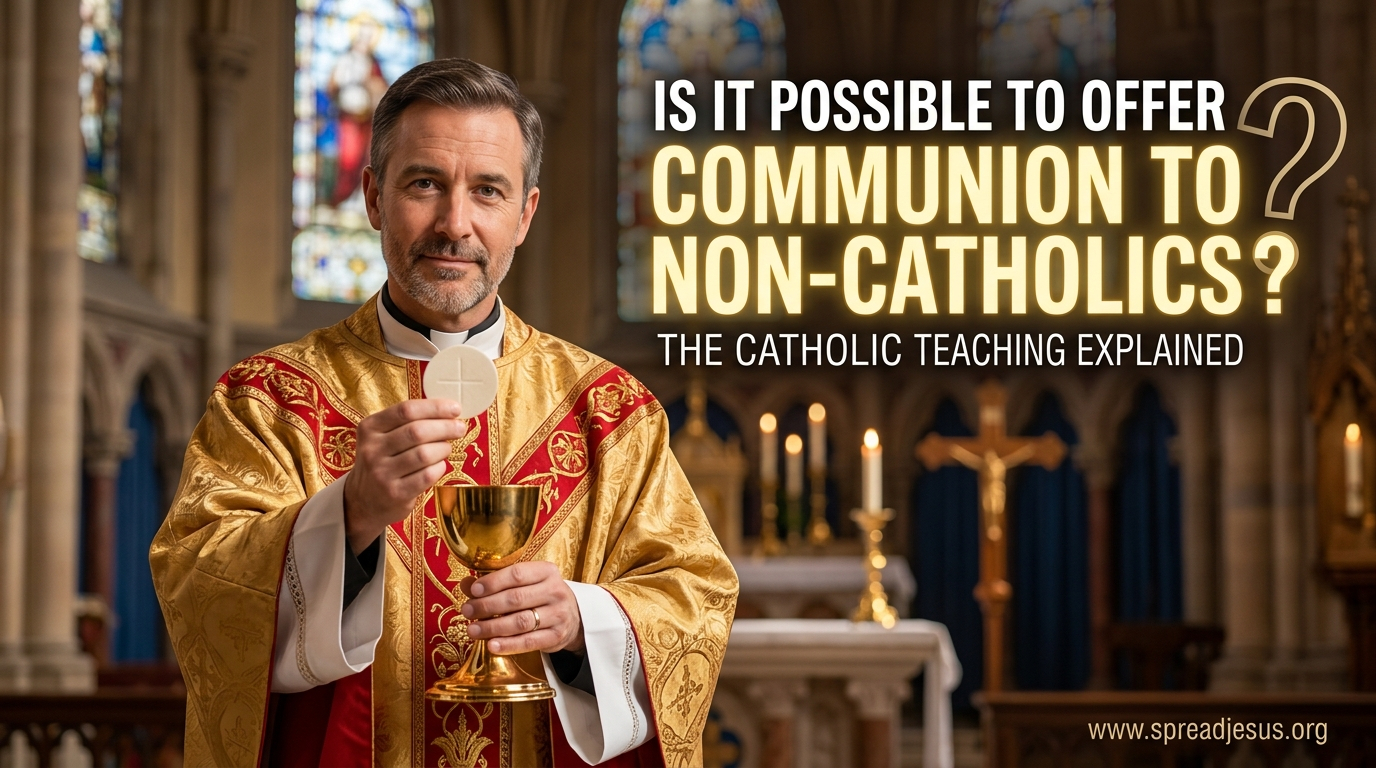 Is it possible to offer Communion to non-Catholics?
