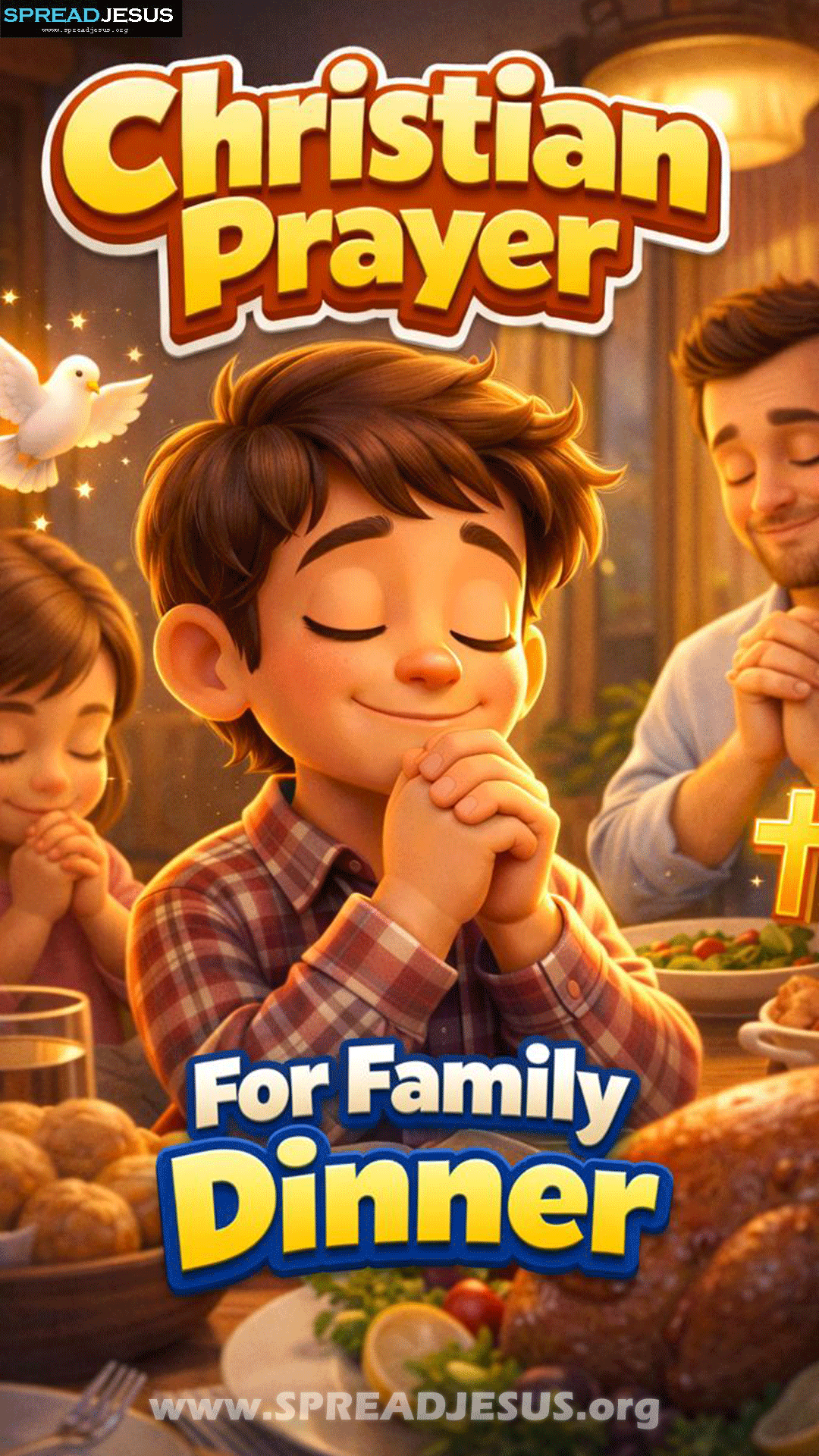 Prayer for Family Dinner-Christian Reels