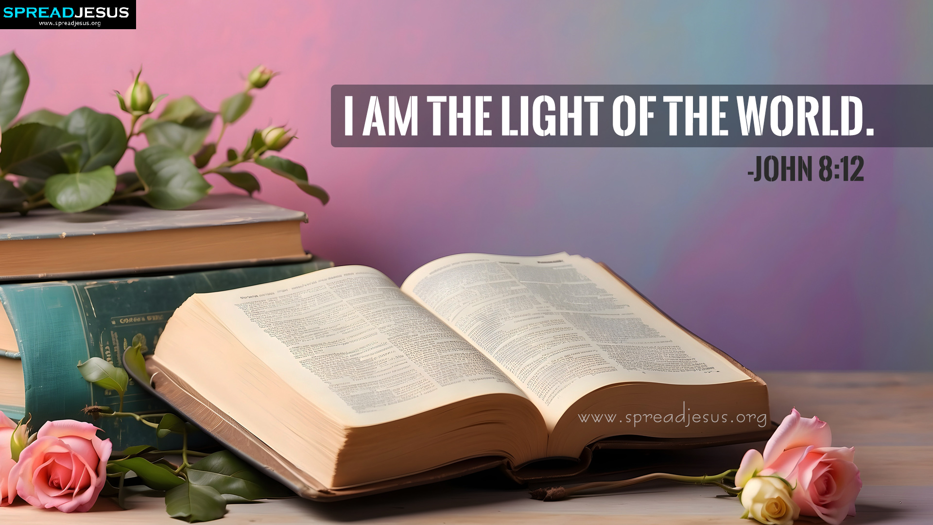 Scripture Wallpapers John 8:12 Beautiful Bible Verses Today