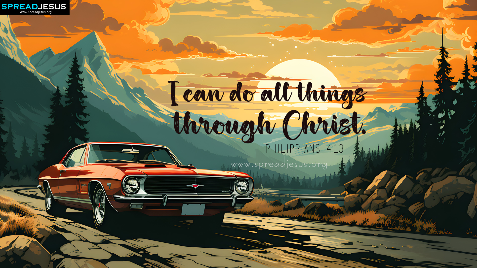 Inspirational Philippians 4:13 Scripture Wallpapers HD