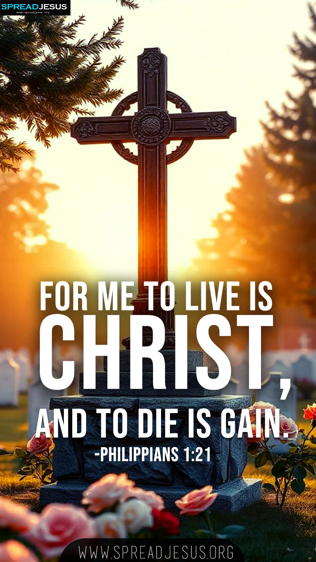 Download Bible Verse Philippians 1:21 Images for  WhatsApp