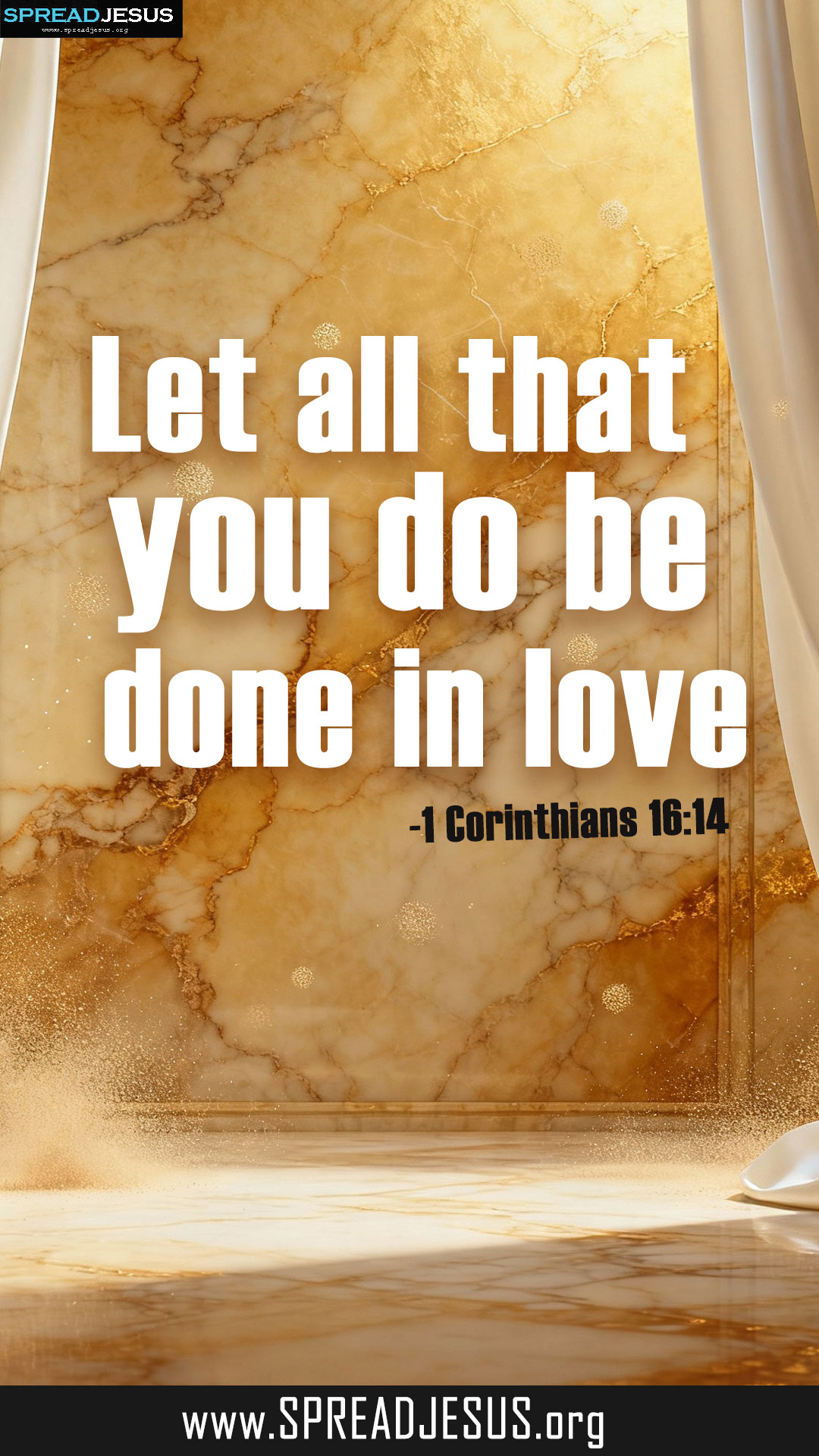 Let All You Do Be Done in Love–Bible Wallpaper