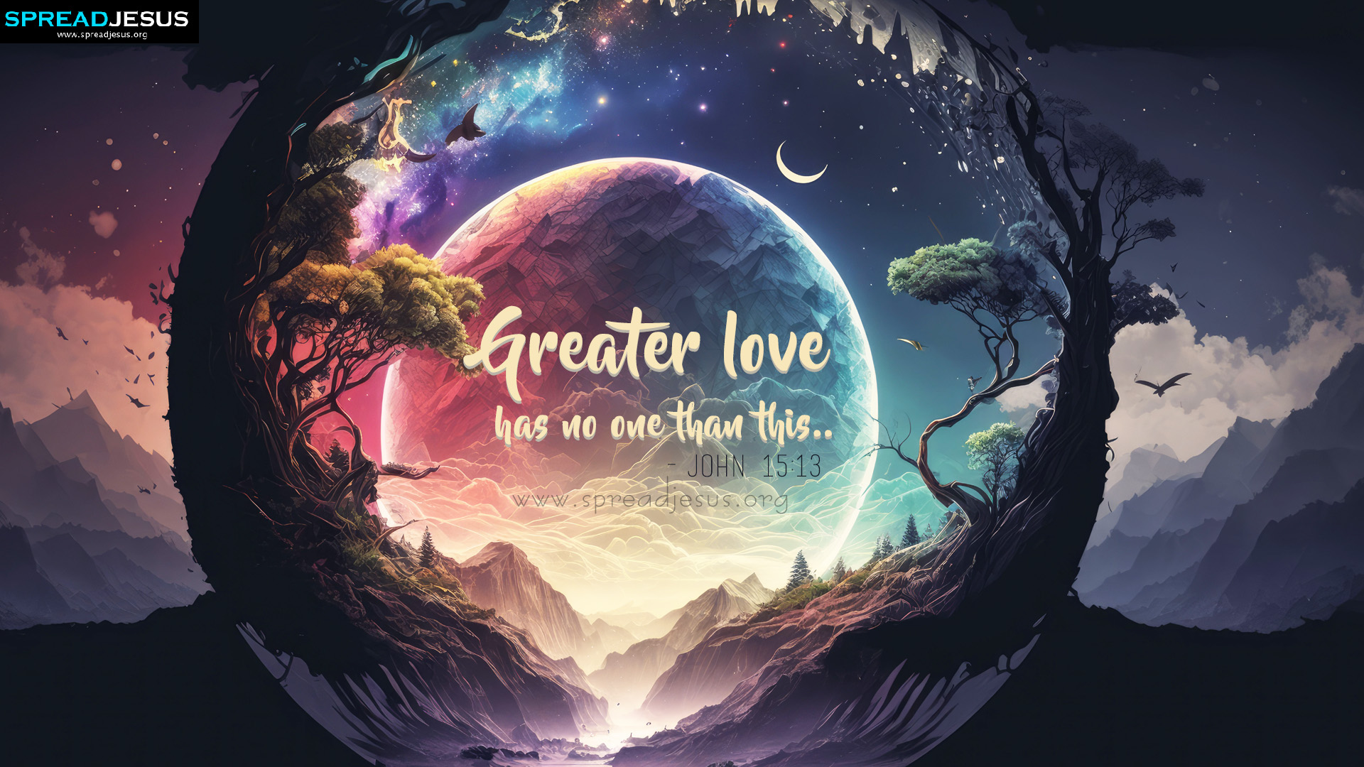 Bible Verse John 15:13 Wallpapers for PCs Download for Free