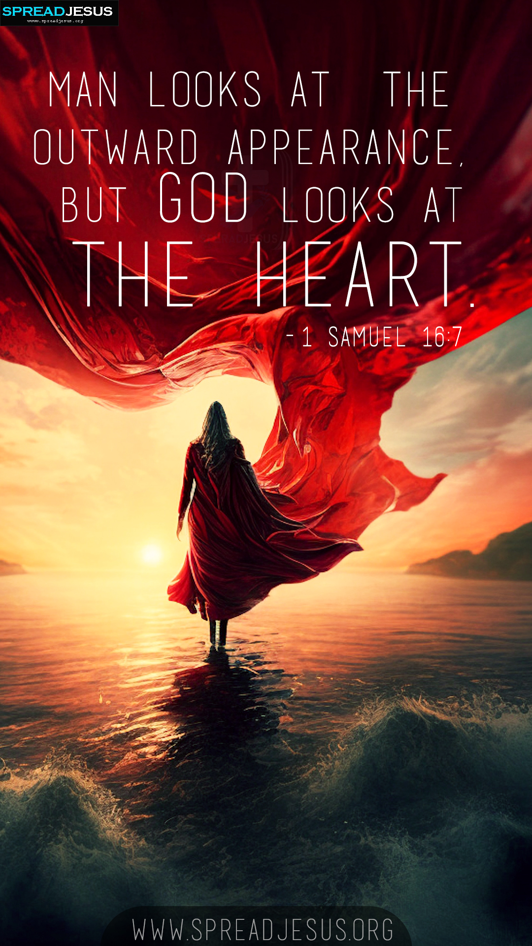 1 Samuel 16:7 Uplifting Bible Verse Images Wallpaper