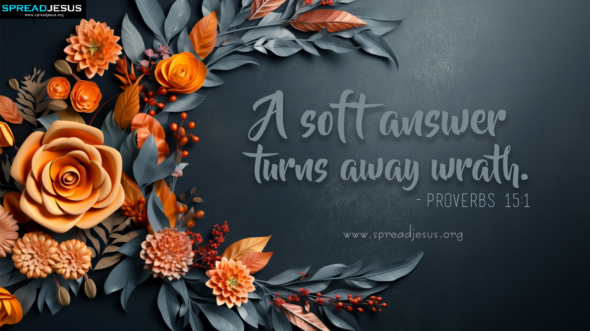 HD Bible Quotes Wallpaper Collection Proverbs 15:1
