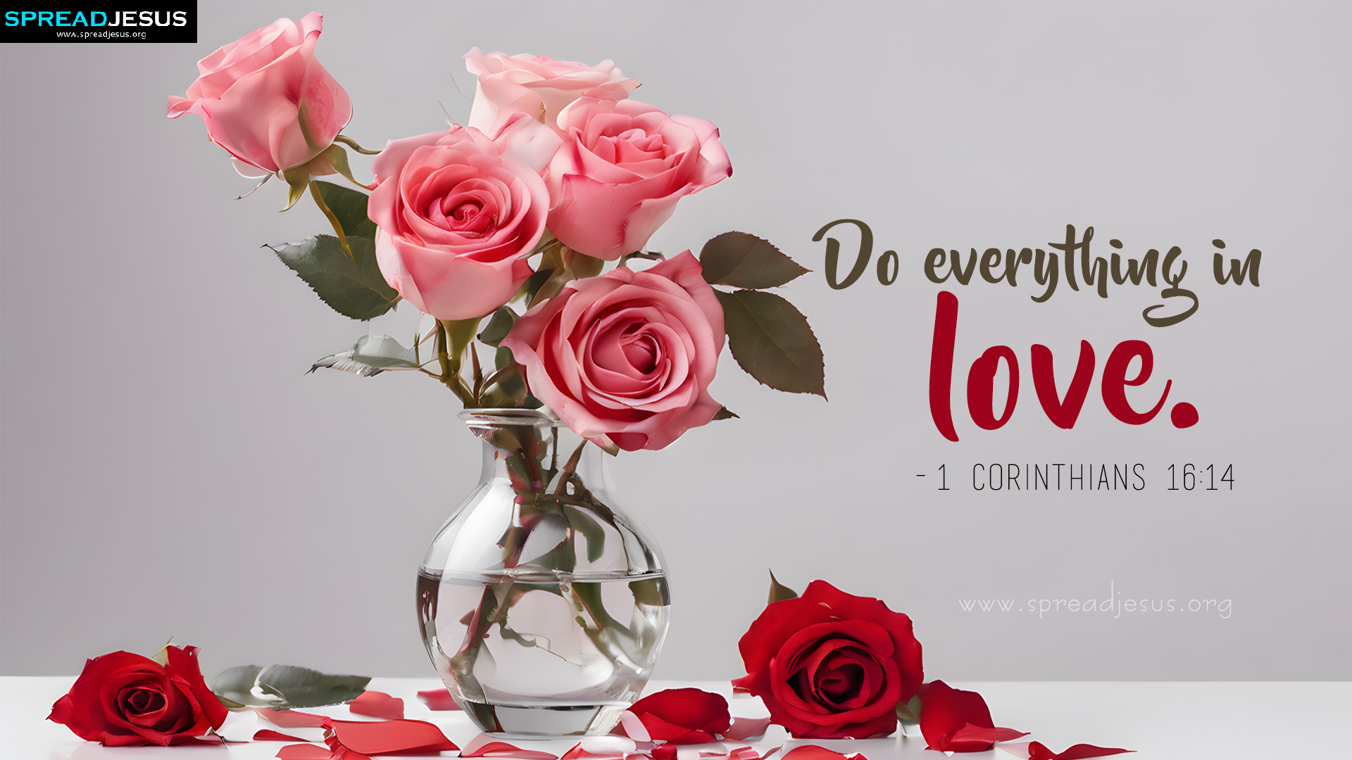 Inspiring Bible Verse 1 Corinthians 16:14 HD Wallpapers Free