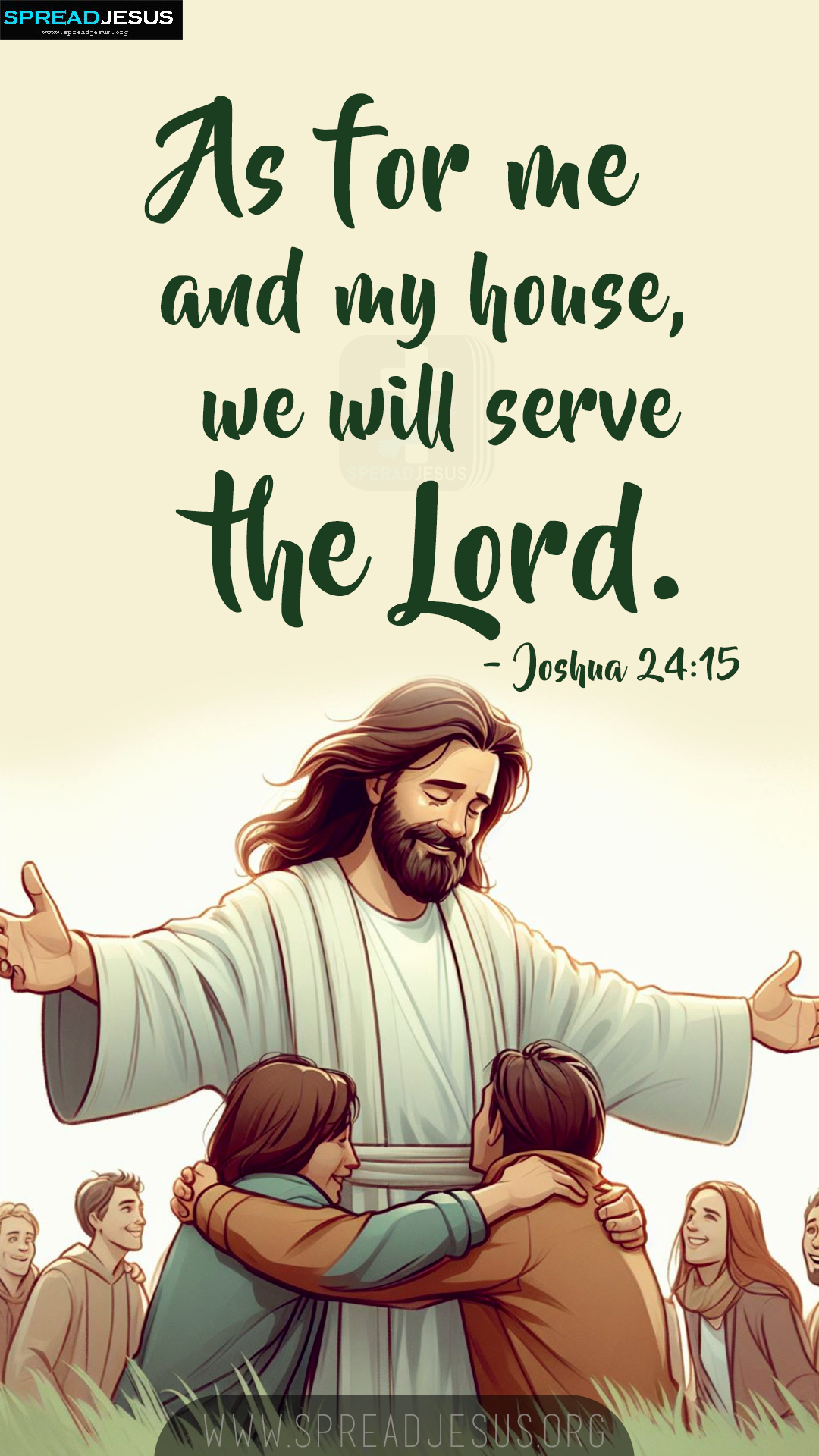 Gods Word to Your Phone Joshua 24:15 Free HD Bible Quote Wallpapers