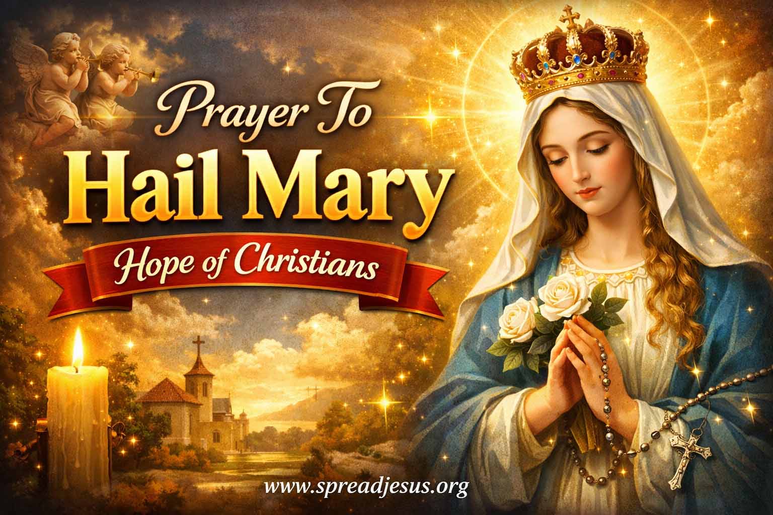 Prayer To Hail Mary-Hope of Christians