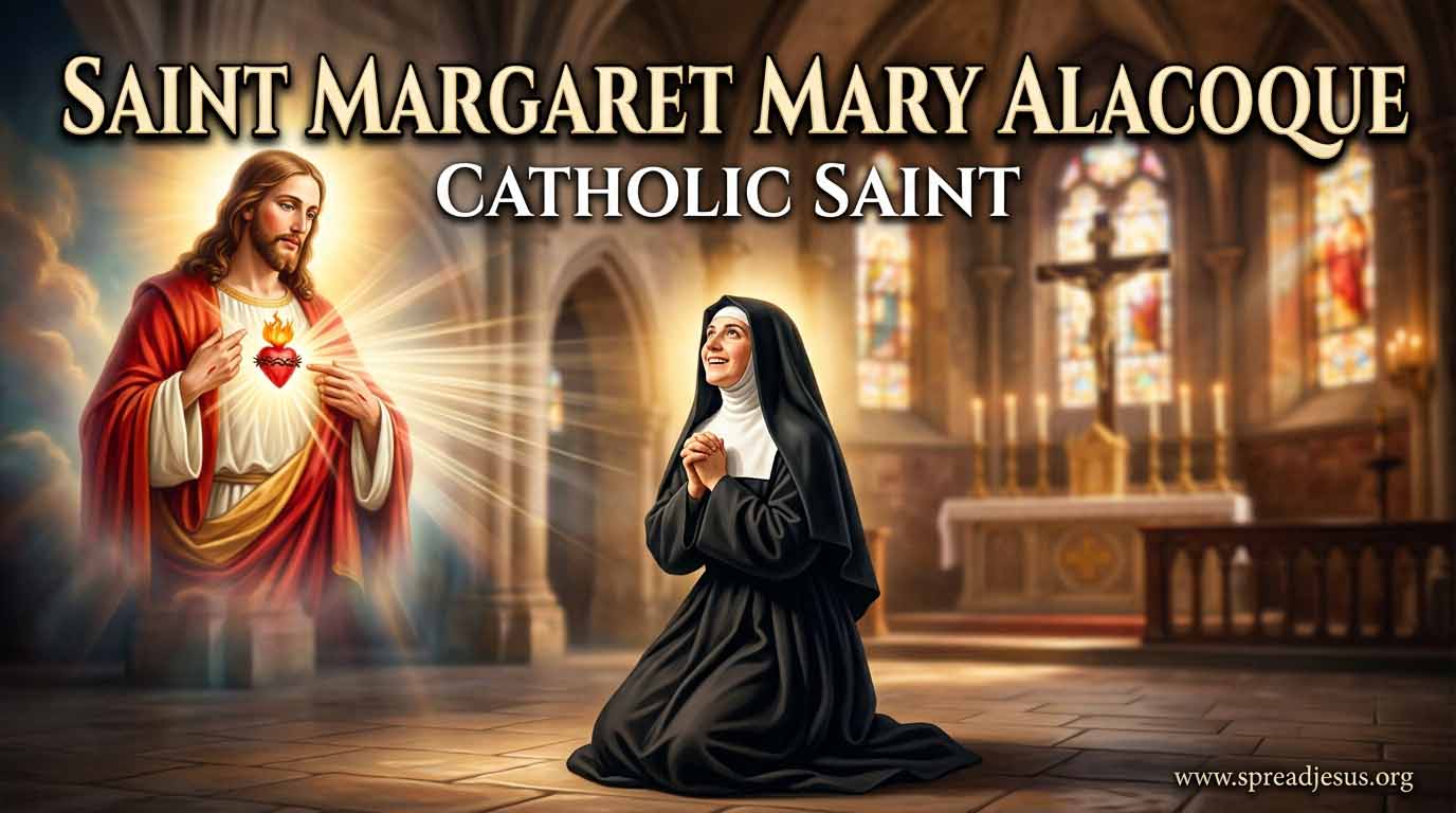Saint Margaret Mary Alacoque  Catholic Saint