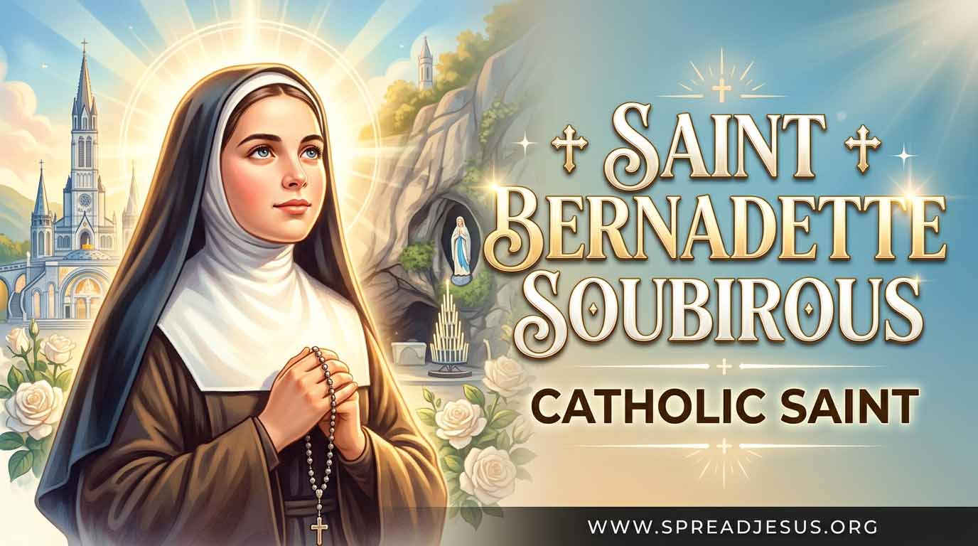 Saint Bernadette Soubirous  Catholic Saint