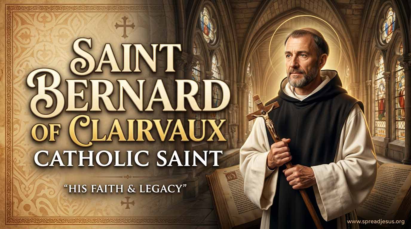 Saint Bernard of Clairvaux  Catholic Saint