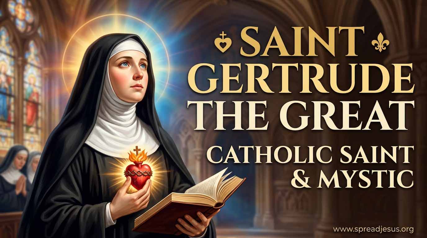 Saint Gertrude the Great  Catholic Saint