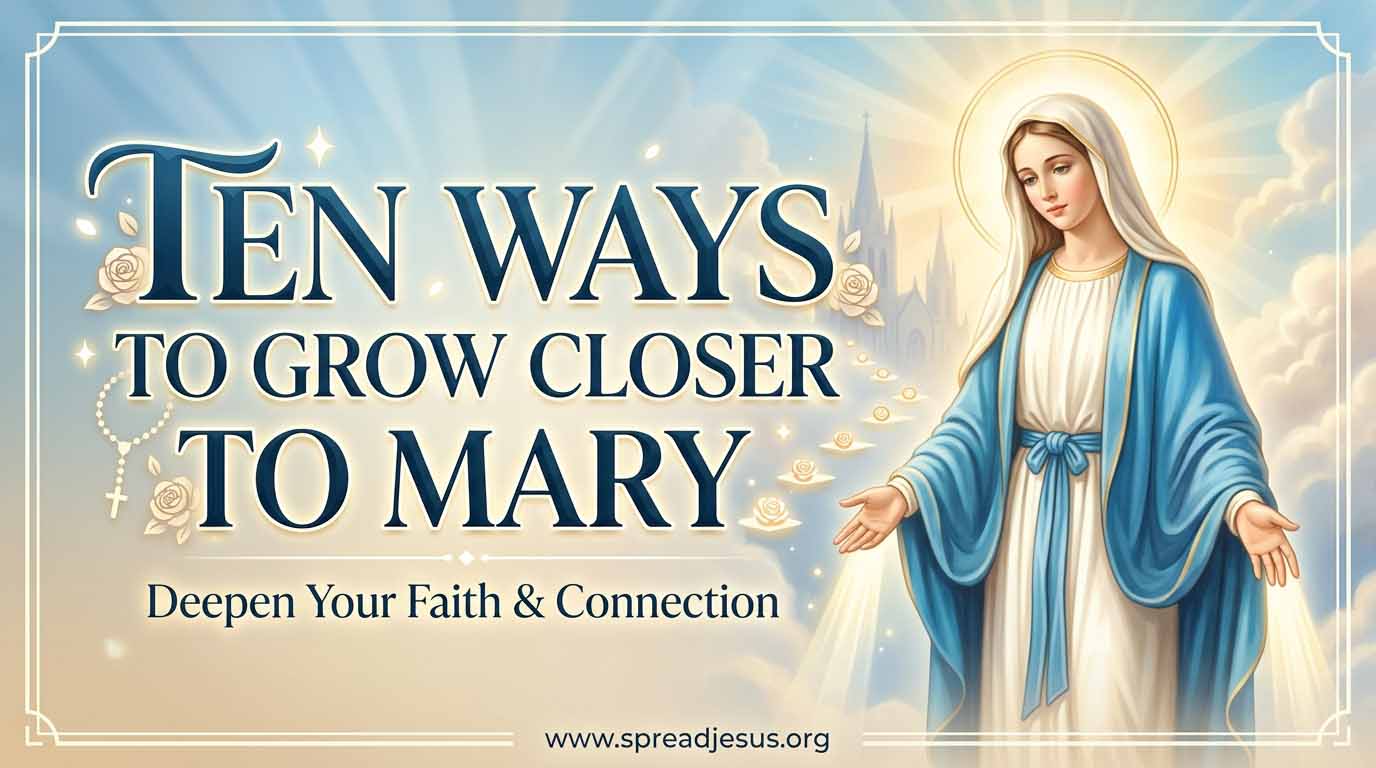 Ten ways to Grow closer to Mary