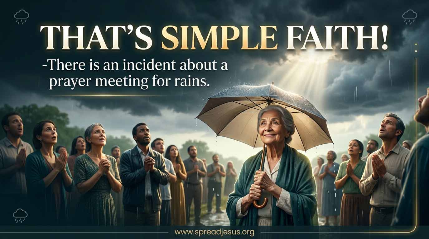 That's simple faith! Let the Lord increase our faith
