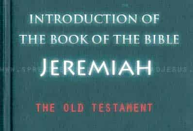 The book Of The Bible Jeremiah The book of Jeremiah presents prophecy ...