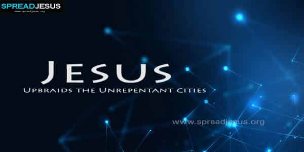 Jesus Upbraids the Unrepentant Cities