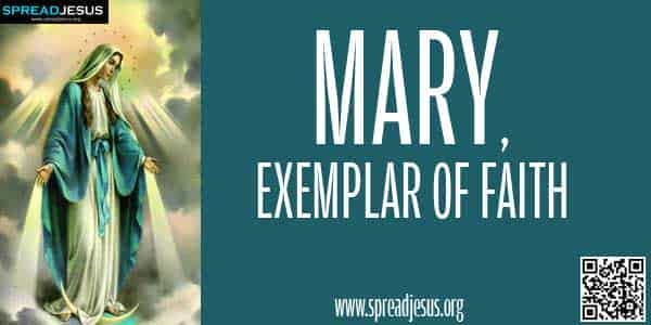 Mary, Exemplar Of Faith