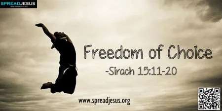 Bible Verses on Freedom of Choice from Sirach