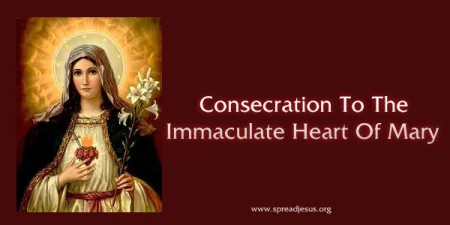 Consecration To The Immaculate Heart Of Mary