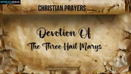 Devotion of the Three Hail Marys