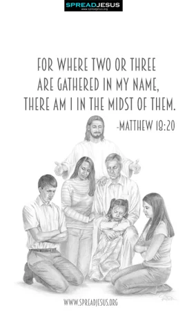 Bible Quotes Mobile Wallpapers-Matthew 18:20